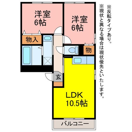 プレミール上野の物件間取画像